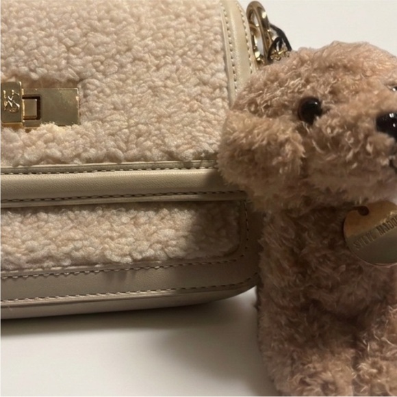 NWOT Steve Madden BNora Sherpa Box Crossbody Bag - Picture 2 of 4